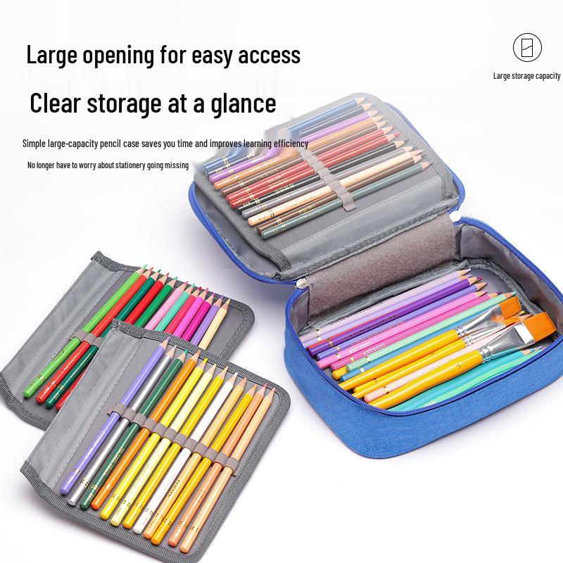 Waterproof Multi-Use Large-Capacity 72-Color Pencil Case & Stationery Organizer