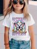 2025 Kids Clothes Summer T-Shirt Cat 3D Printing Tops Casual Short Sleeve Tee Fashion Girl T-Shirts Crew Neck Children's T-Shirt