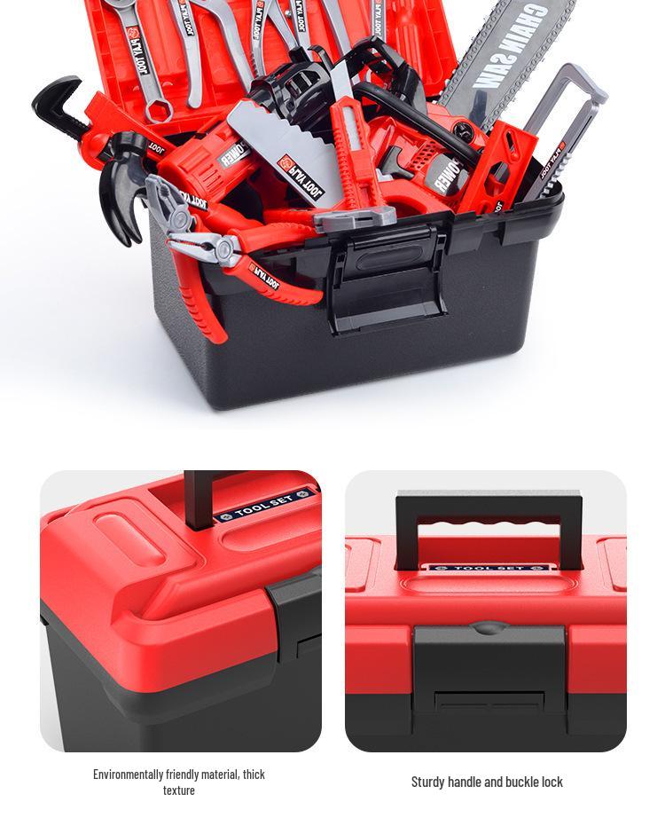 Kids' Play Tool Set: Electric Drill, Saw & Screwdriver for Repair Simulation
