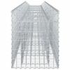 Gabion Raised Bed Set 2 Pcs Silver