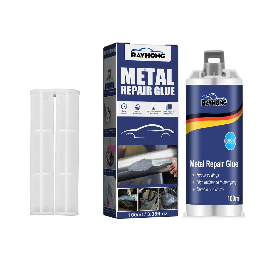 Soluzione Riparazione Metallo Adesivo Riparazione Colla Riparazione Metallo Paste Riparazione Metallo 50/100ml Ripristina Rinforza il Tuo Oggetto Metallico