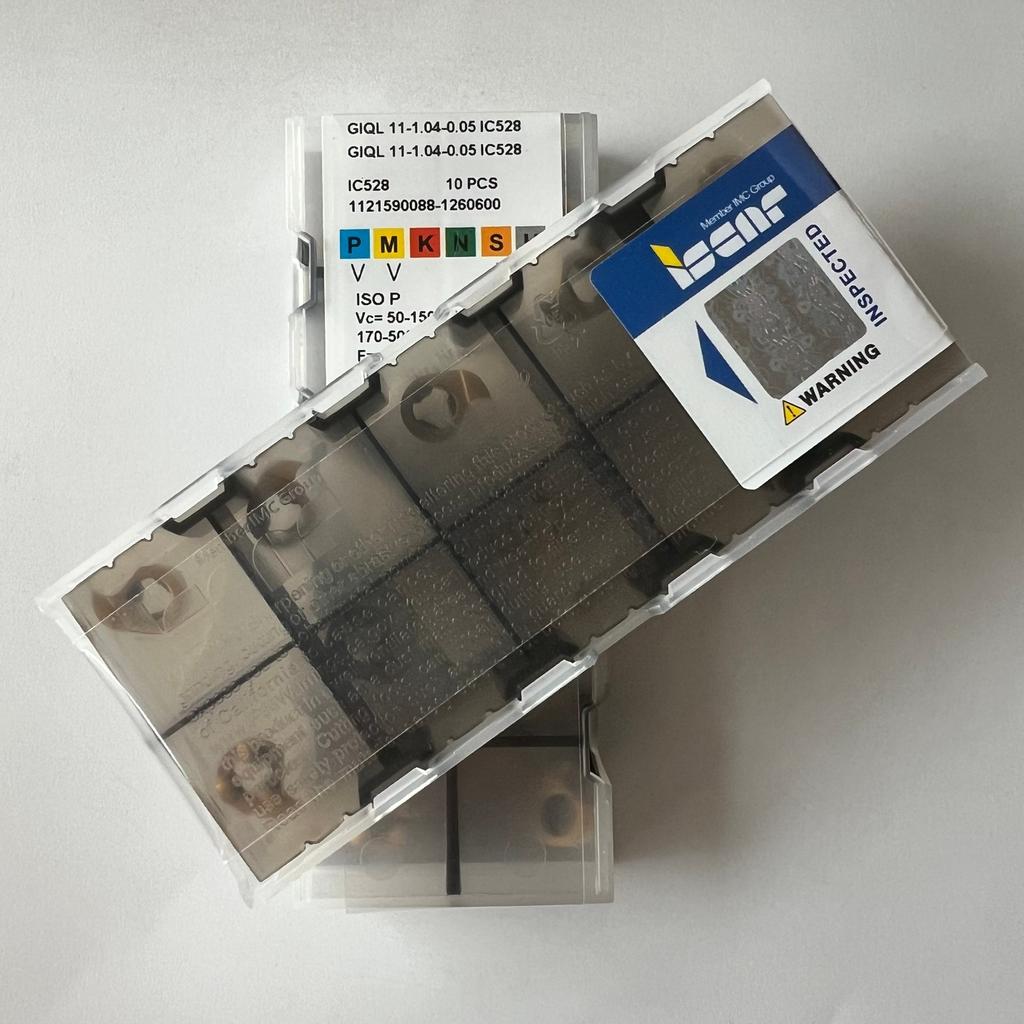 ISCAR / GIQL11-1.04-0.05 IC528 / Industrial indexable carbide inserts 10 Pcs