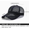Summer Men Hat Openwork Brim Breathable Mesh Cap Outdoor Sports Sunscreen Baseball Women Sunhat