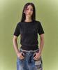 FANCY CLUB [Nf] Innocent Knit Tee_(Black)_F24Qb300
