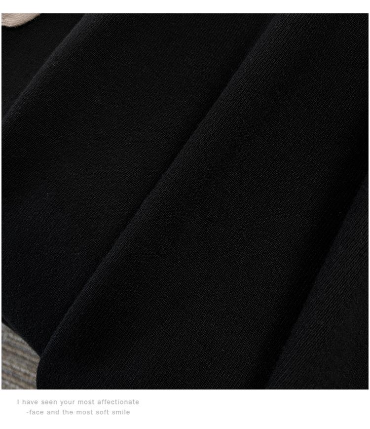 Plus Size Women's Long Lapel Sweater Dress - Bust 150/160 - Sizes 200/350 Jin - Style 8060