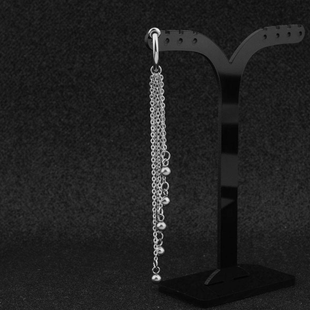 Party Gift Long Chain Punk Men Stud Earring Korean Style Earring Women Ear Clip K-pop Ear Cuff