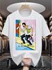 Men's Vintage Hip-Hop T-Shirt - 100% Cotton with Timeless Hip-hop Brand Logo Print, Durable Fabric S