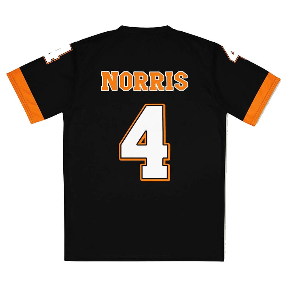 Maglietta Unisex Lando Numero 4 Norris da Pilota da Corsa Streetwear Larga Casual Manica Corta Girocollo Stampa 3D