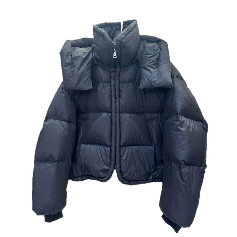 Loose hooded down cotton-padded clothes women's short winter new thickened warm bread clothes cotton-padded jacket
