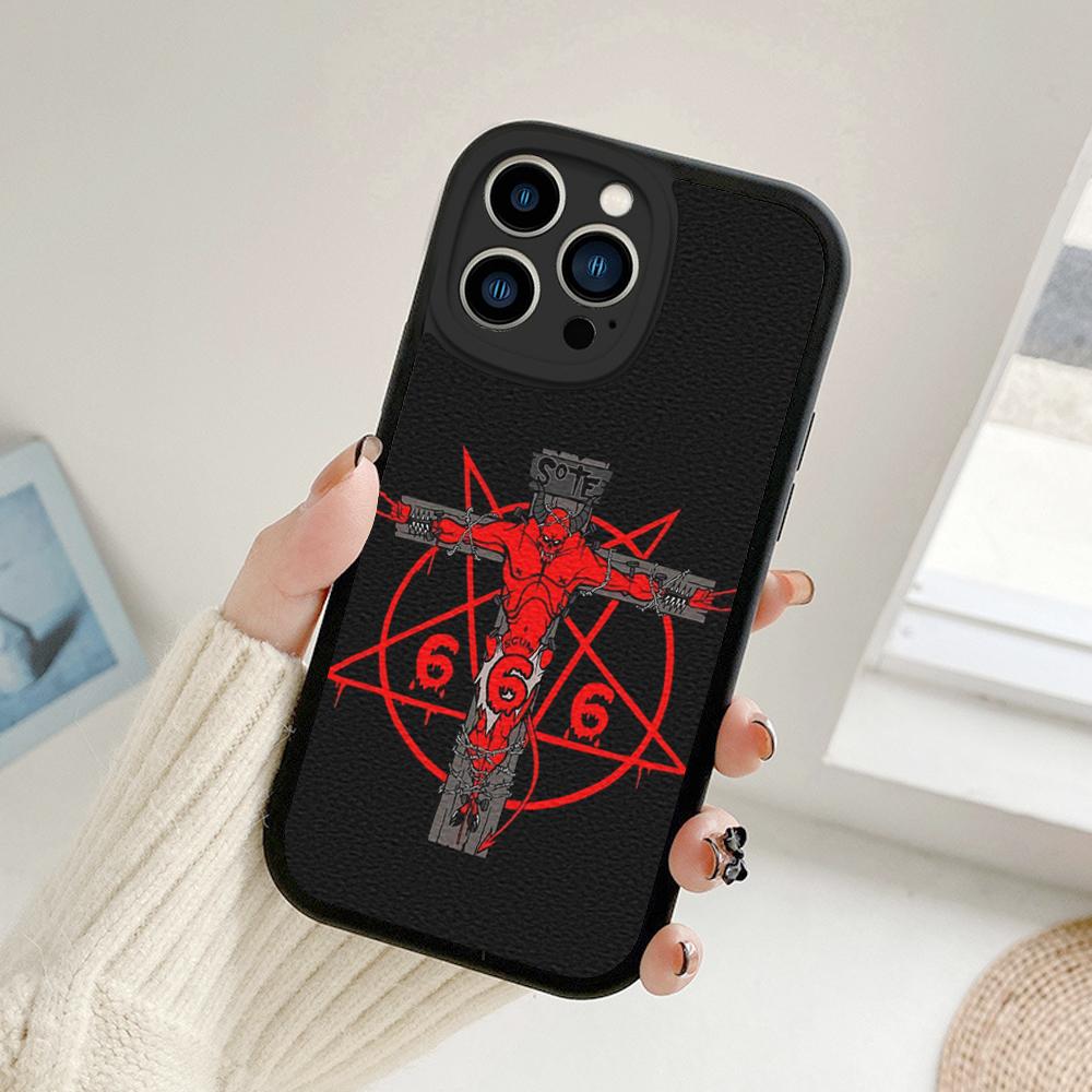 

Pentagram 666 Demonic Satanic Phone Case for Iphone 14 13 11 12 Pro MAX 13 12 MiNi 7 8plus 14 13 11PRO X XS XR Чохли з овечої шкіри iphone 14 Promax