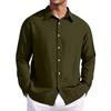 Men's Loose Classic Lapel Multi-pocket Industrial Work Shirt Top