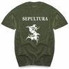 Mens Tshirt Pattern SEPULTURA 2 Summer Style New Arrived Mens Top Tees Brand Tshirts