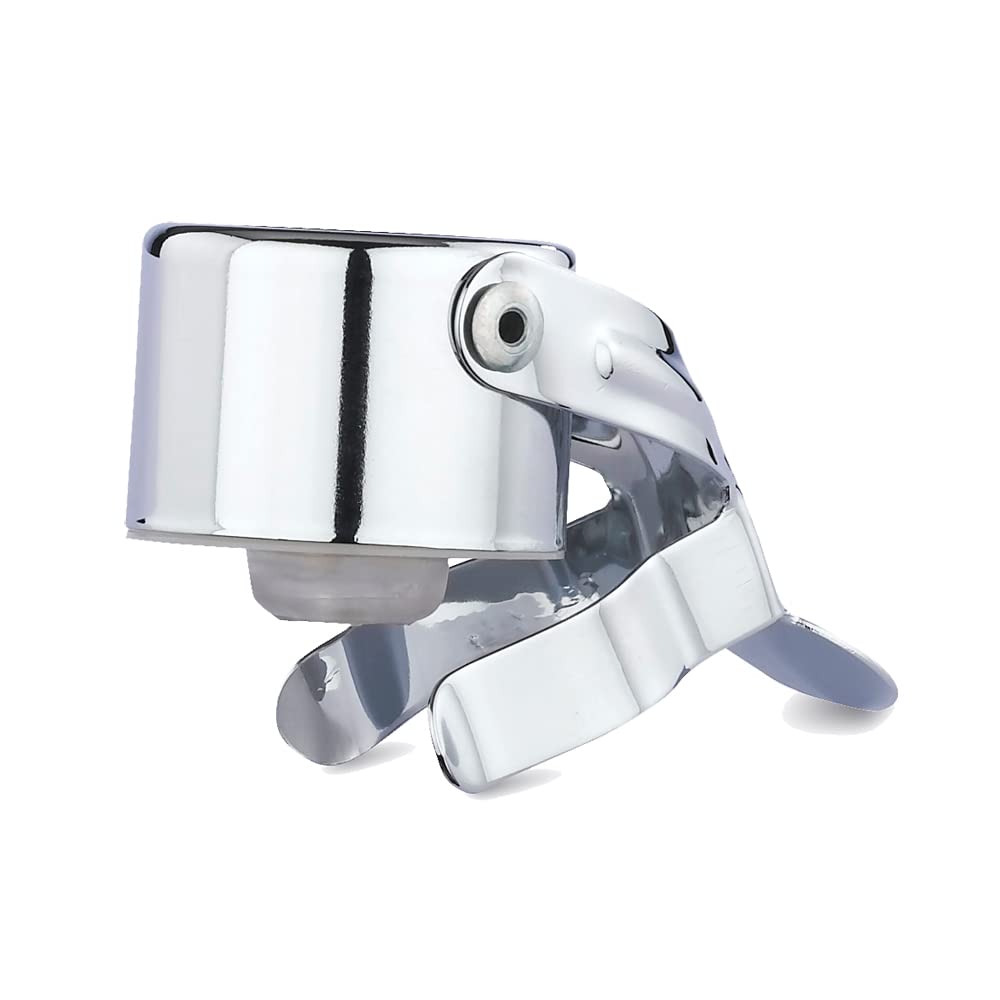WAF Bottle Stopper Champagne Stopper Silver Plastic