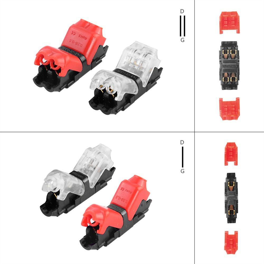 No Welding 1 Pin For Led Electric Wire Connector Quick Wire Connectors Car Electrical Cable
