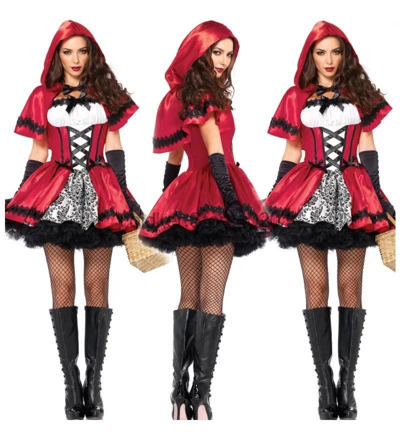 Queen Halloween Costume Popular Little Red Riding Hood Princess Uniform Game Uniform Anime Cosplay