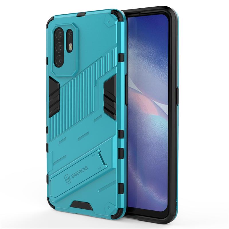 

Для Oppo Reno5 Z 5G Чохол Ударостійкий Силіконовий Бампер Броня Жорсткий Чохол для Телефона Для Reno5Z 5 Z 6.43 Магнітний Автомобільний Тримач Задня Кришка For Reno5 Z 5G небо синє кольору