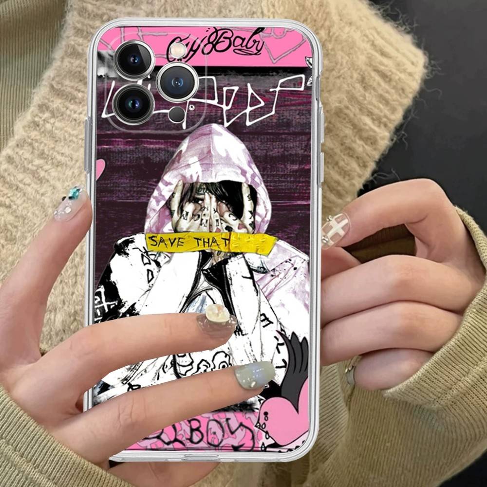 Emo Rapper Lil Peep TPU Silicone Case For IPhone 11 12 13 14 15 16 17 Pro Max Shockproof Clear Back Cover