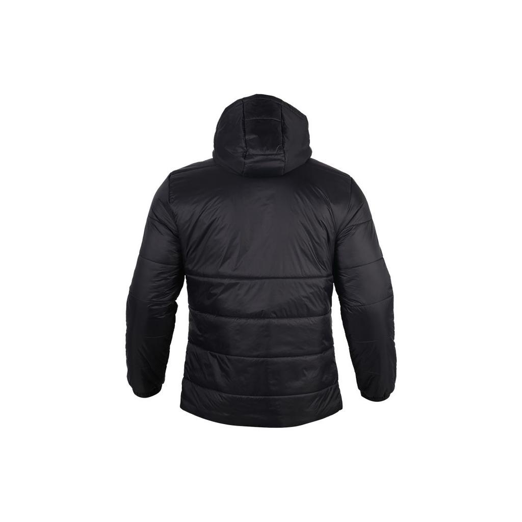 Puma Solid Color Outdoor Casual Sports Zip-Up Hooded Warm Cotton Jacket Men Jackets Black 657265-03