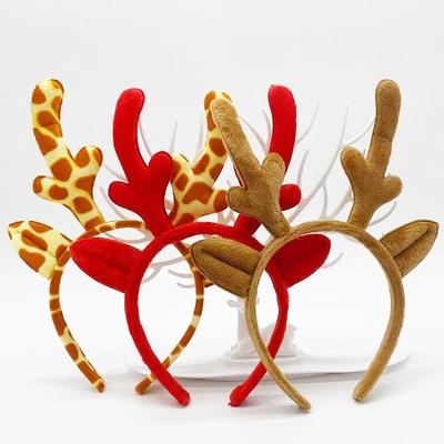 Weihnachts-Stirnband aus Rentiergeweih: Plüsch, Fairy Mori Stil für Kinder & Erwachsene