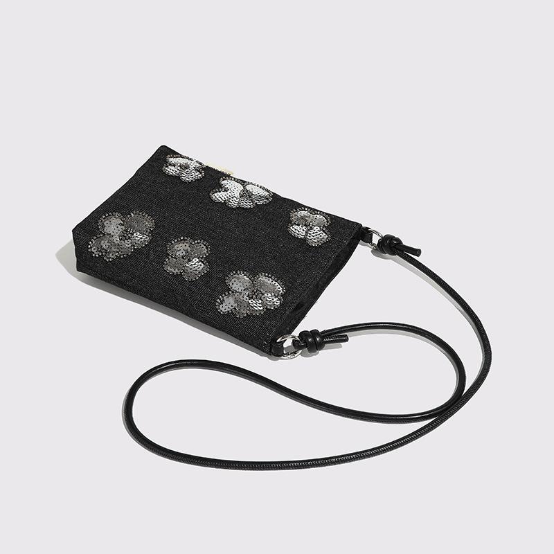 Crossbody Bag with Small Xiangfeng Style Phone Case, Featuring High Design Quality, Suitable for Ladies, Small Crossbody Bag.