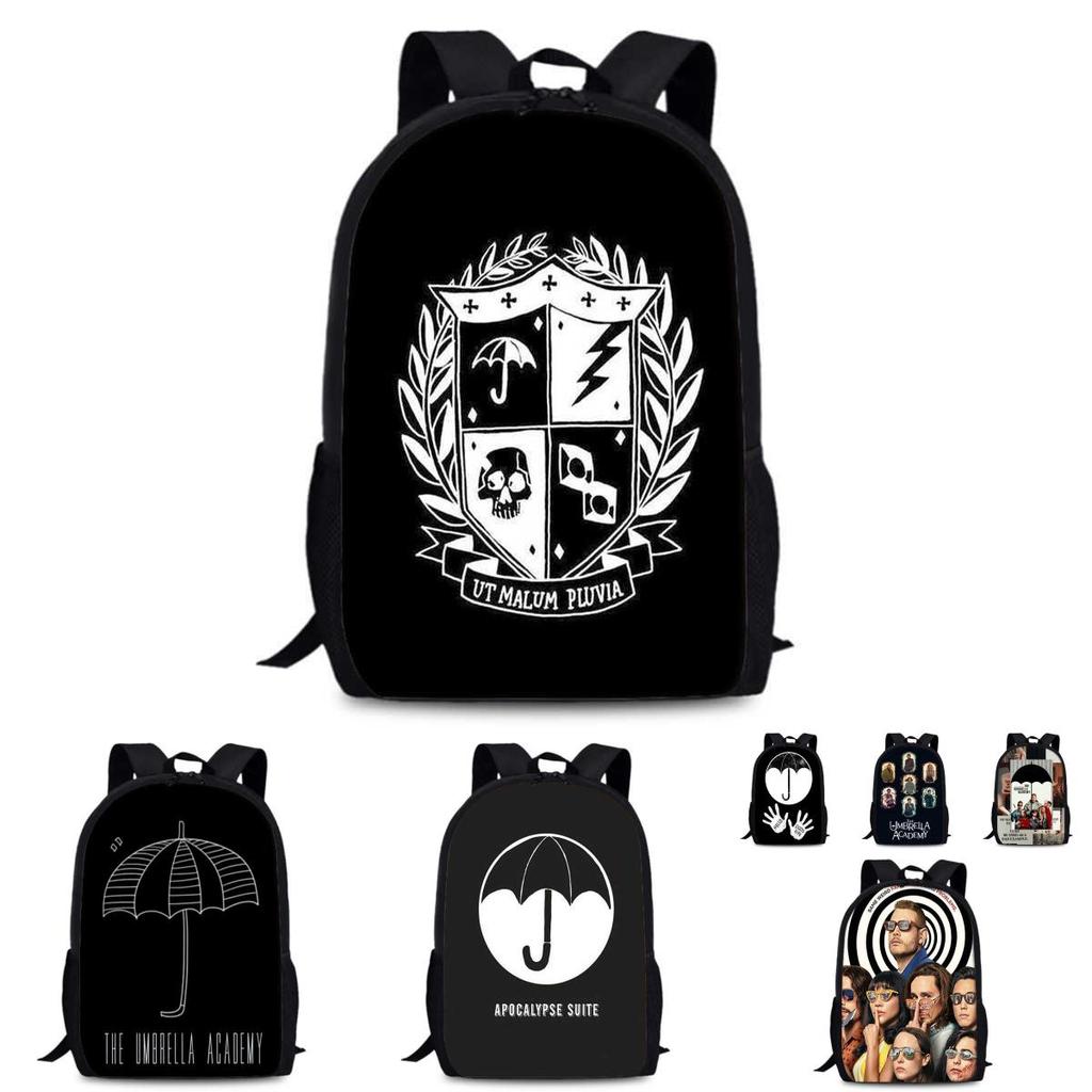 Umbrella Academy Backpack For Elementary School Stylish Durable And Breathable Oxford Cloth Design