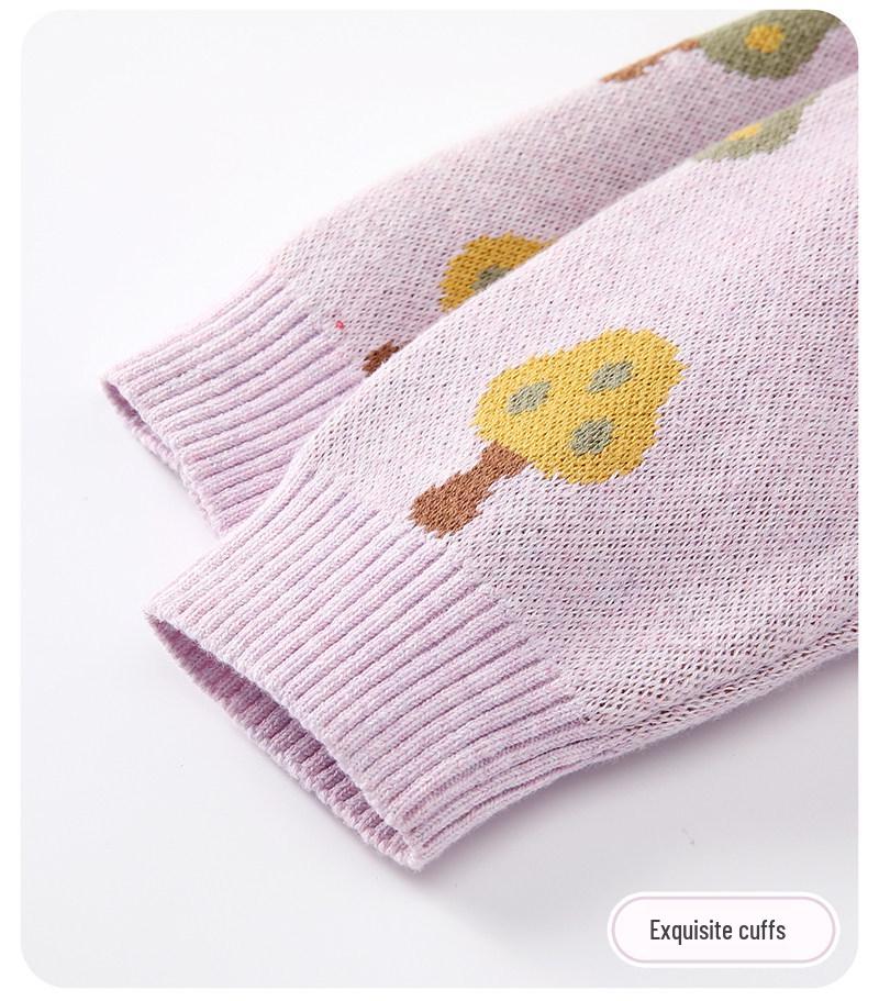 2026 Spring Collection: Newborn Baby Girls' Knit Romper - 100 Days Outdoor Wear