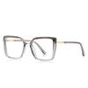 Square Blue Light Blocking Glasses TR90 Ultralight Oversize Reading Glasses Vision Optical Eyeglasses Big Frame Computer Eyewear