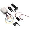 24V 350W Two Speed Controller Electric Door Lock Throttle Handle Charging Port Aviation Head Kit Electric Bike