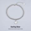 Su Chuang Women's S925 Sterling Silver Mother-of-Pearl Bead Bracelet - Simple, Versatile Design