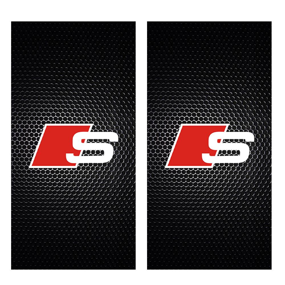 PVC Car B-pillar Sticker Auto Center Column Waterproof Stickers For Q5 Sline A1 A2 A3 A4 A4L A5 RS RS3 RS4 RS5 RS6 R8 S1 S2