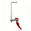 Heavy Duty Ratchet F Clamp Guide Rails Clamp For Woodworking With Quick Locking Mechanism And Antislip Jaw Pad