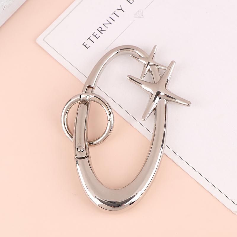 Carabiner Keychain Star Aesthetic Lucky Dice Opener Metal Backpack Pendant For Men Woman