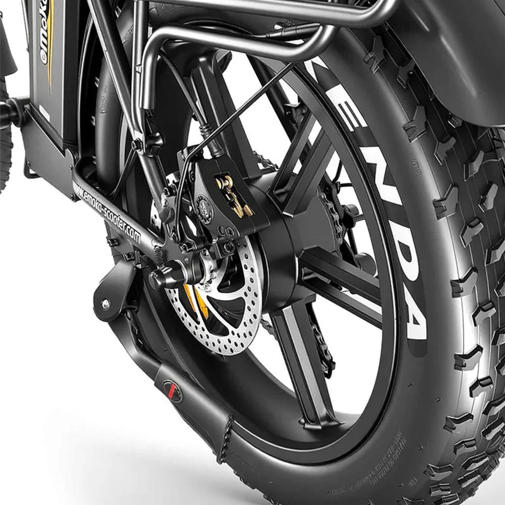 Emoko C94 20" 750W Skládací Elektro kolo 48V35Ah S Dlouhým Dojezdem, Celoodpružené Elektrické Kolo se Zadním Nosičem pro Dojíždění a Venkovní Použití