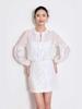 2026 Spring French Court-Style Embroidered Women's Lace Puff Sleeve Top