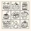 Wood Rubber Stamp Lovely Cats Stamp Animal Stamp Decorative Stamp Cartoon Dogs Stamp