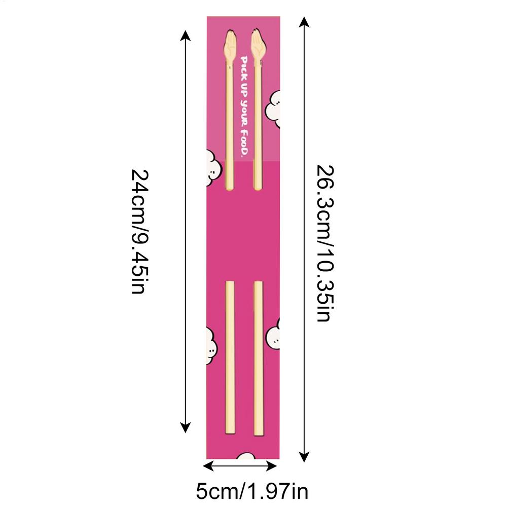 

Забавные палочки для еды с ладошкой для малышей, детей, начинающих, практичный помощник для обучения и тренировки пользованию палочками, дишер, нескользящий столовый кухонный инструмент