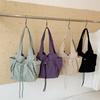 Kordelzug-Nylon-Tragetasche Damen-Umhängetasche