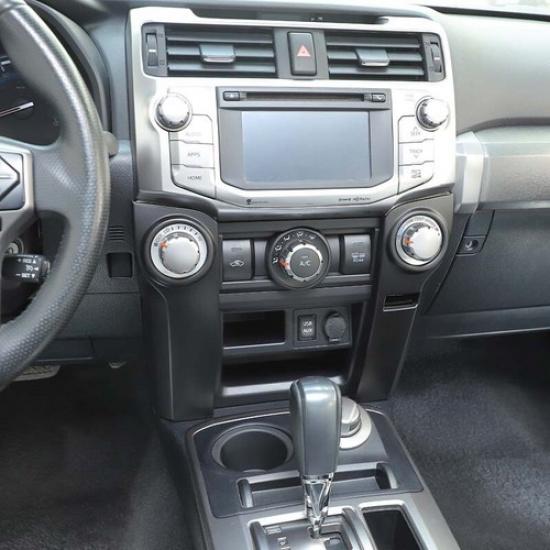 Matte Black Center Console Air Conditioner Panel Cover Trim For 4runner 2010+