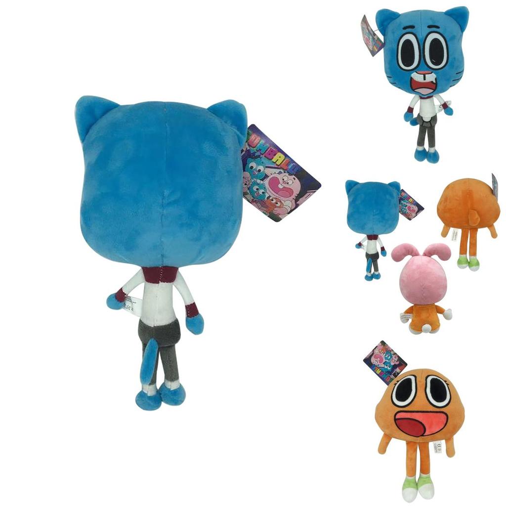Premium Quality 9.84" Darwin Stuffed Doll From The Amazing World Of Gumball Collection