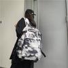 DELIXIONG Nylon Backpack Travel Backpack Regular Unisex Rendering White/Letter Black/Camouflage Black/Shoes White DLX-ON-720