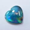 Lab-Created Opal Loose Gemstone 18.10 Ct Boulder Doublet Heart for Jewelry Making and Crafts