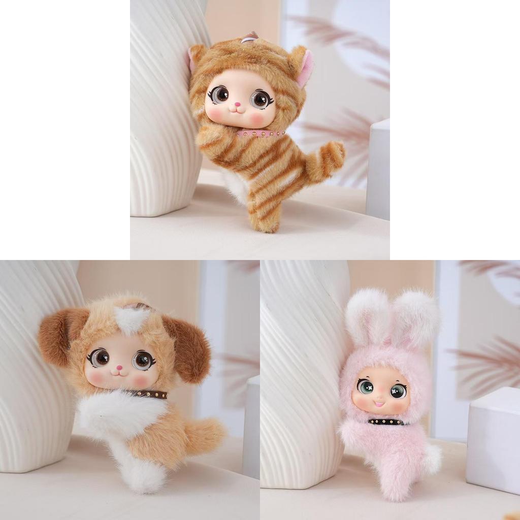 Animals Plush Pendant With Soft Filling For Kids And Adults Perfect For Bags And Keys