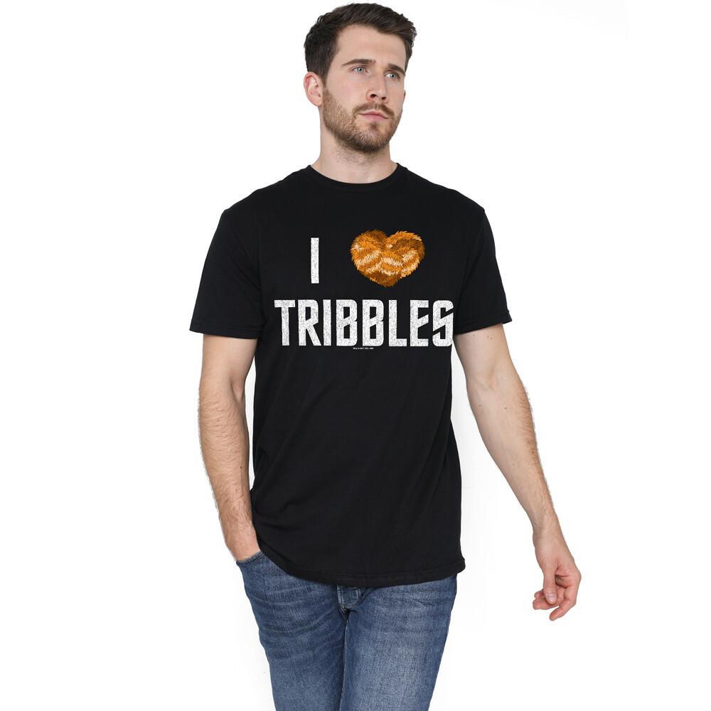 Star Trek I Heart Tribbles T-Shirt S-2XL Black S