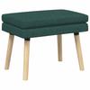 Double Layer Bench Dark Green 60 X 40 X 46 Cm Fabric