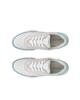 ECCO Street Court Casual Sneakers, Genuine Leather, Women's Casual Sneakers, Aquatic/White/Emerald, Size 23.5cm, 3E