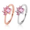 Groovy Ring Lady Cat Paw Shape Round Heart Adjustable Ring Jewelry