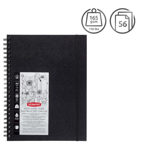 Derwent Sketch and Store Sketchbook, A4, Portrait Size, 2102178