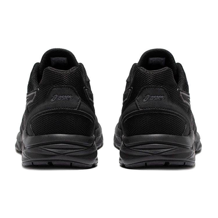 Asics Gel-Contend 1 Outdoor Fabric Synthetic Leather Low-Top Short Distance Running Shoes Men sneaker Black 1011B645-001