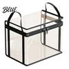Kids Toy Storage Box Transparent Clothes Bag with Sturdy Handles Durable Plastic Visibility Bin Book Organizer Moisture-proof Toys Container