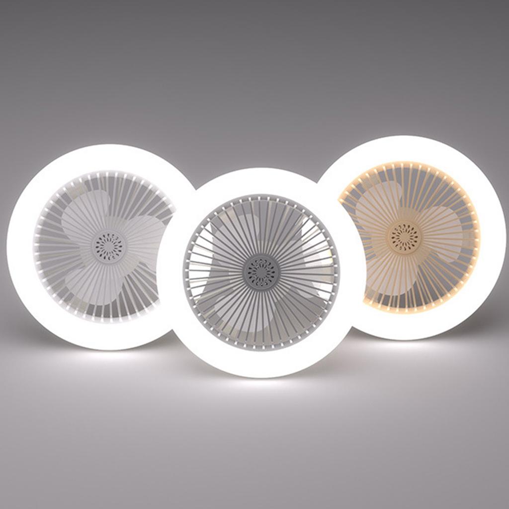 Modern Aromatherapy Fan Light E27 Hanging Light with Fan for Bedroom Living Room with Remote